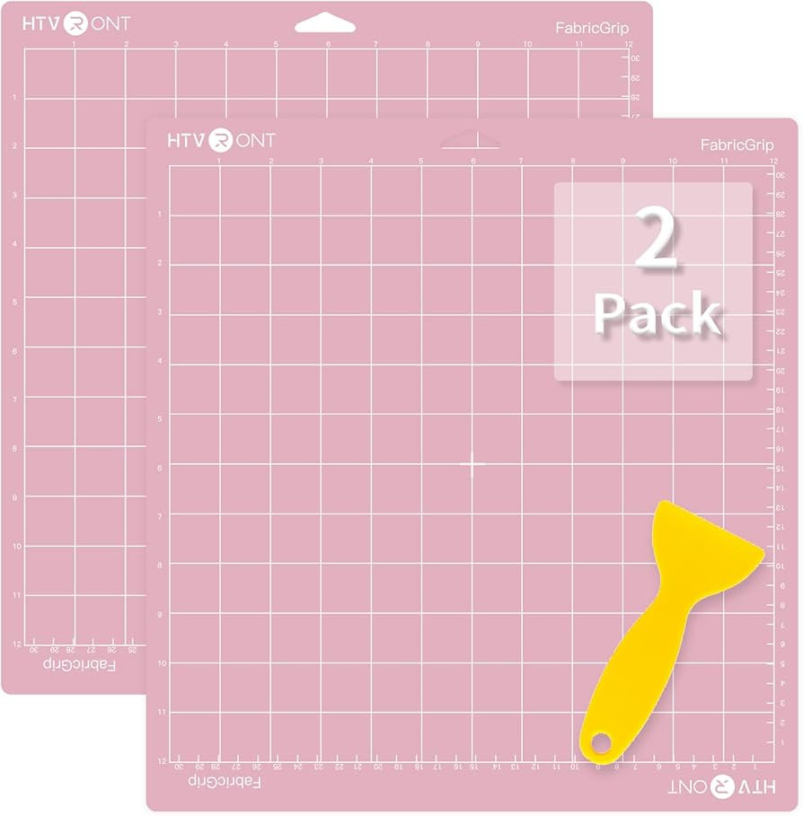 【More Practical Replacement】HTVRONT 12x12 cutting mats bundle includes 2 pieces of 12x12 cutt... | Amazon (US)