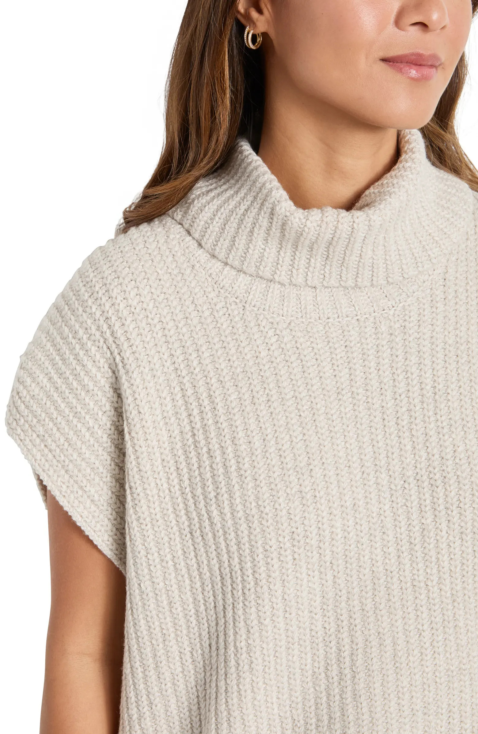 Splendid Rosalie Turtleneck Short Sleeve Sweater | Nordstrom | Nordstrom