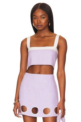 CIN CIN Twiggy Crop Top in Periwinkle from Revolve.com | Revolve Clothing (Global)