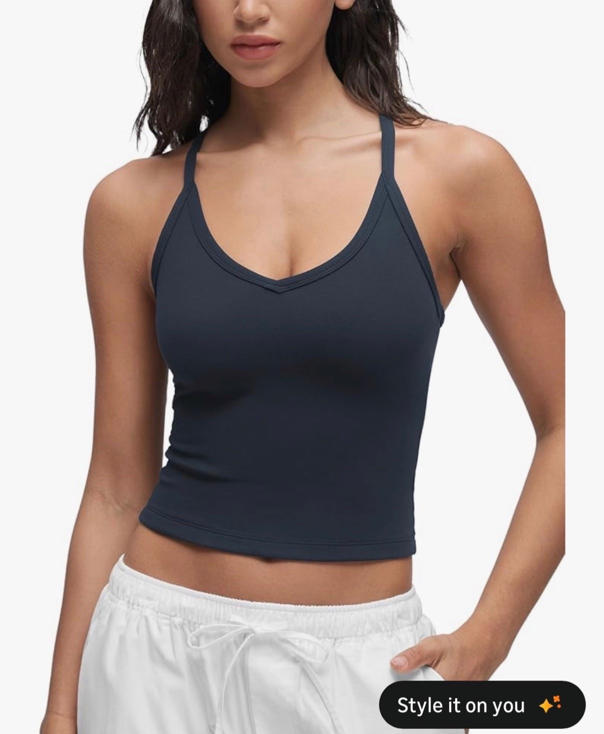 CRZ YOGA Butterluxe Soft Double Lined V Neck Tank Tops for Women - Yoga Casual Camisole Racerback Tight Sleeveless
Shirt

Cute easy tank

#LTKgrwm #LTKootd