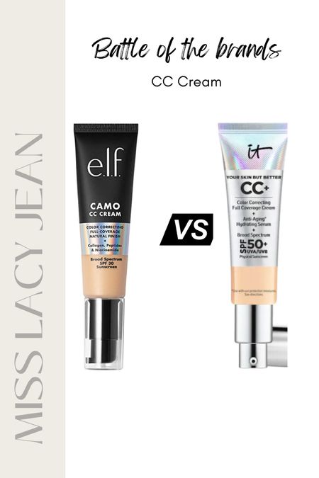 Battle of the brands
Makeup dupe
Cc cream
It cosmetics
Elf 
Save vs splurge 

#LTKFind #LTKbeauty #LTKU