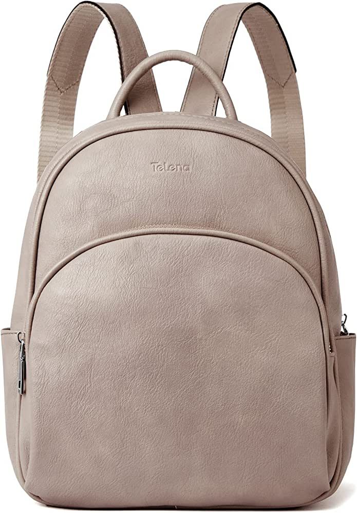 Telena Small Backpack Purse for Women Girls Cute Mini Leather Backpack Travel Shoulder Bags | Amazon (US)