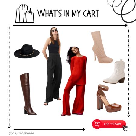 What’s in my cart?! 

Mary Janes | White Cowgirl Boots | Sock Booties | Thigh High Boots | Fedora | Trousers | Two Piece Wide Leg Pants Set

Amazon, Walmart, Belk, SHEIN 

#LTKshoecrush #LTKstyletip #LTKunder100