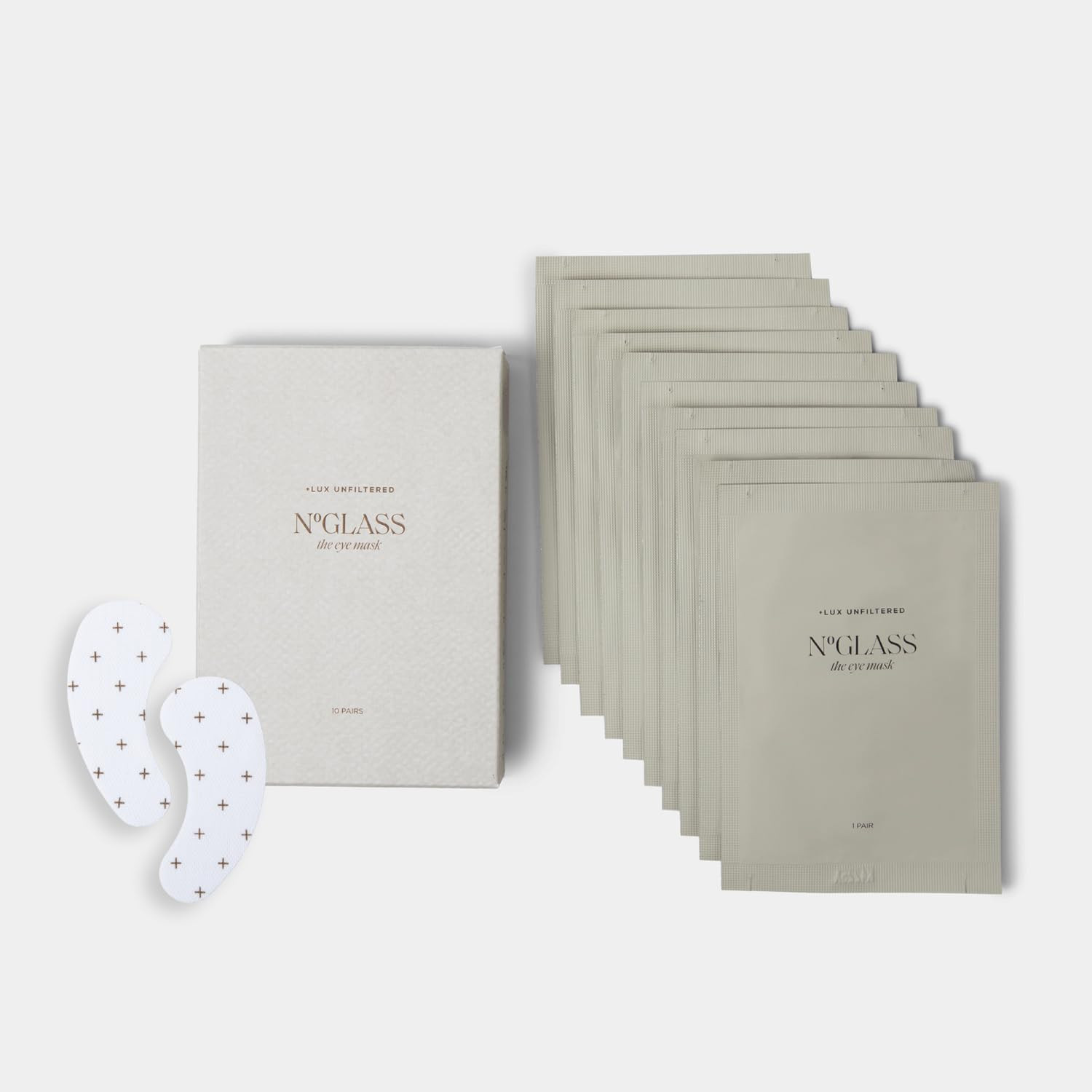 + Lux Unfiltered Cooling Under Eye Patches - Anti-Slip Caffeine Infused Korean Eye Mask - Reduces... | Amazon (US)