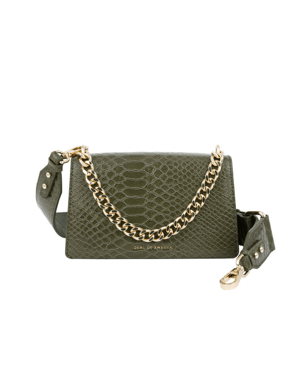 Lia Baguette Bag Green Snake | iDeal of Sweden (US)