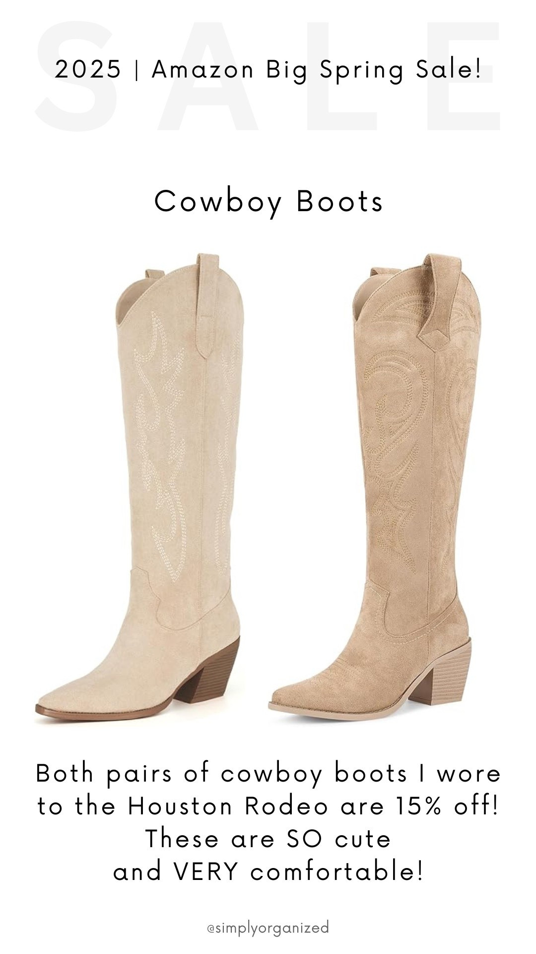 Yeehaw!!…both pairs of boots I wore in Houston are on sale!! These are SO CUTE AND COMFORTABLE!!

#LTKFestival #LTKStyleTip #LTKSaleAlert