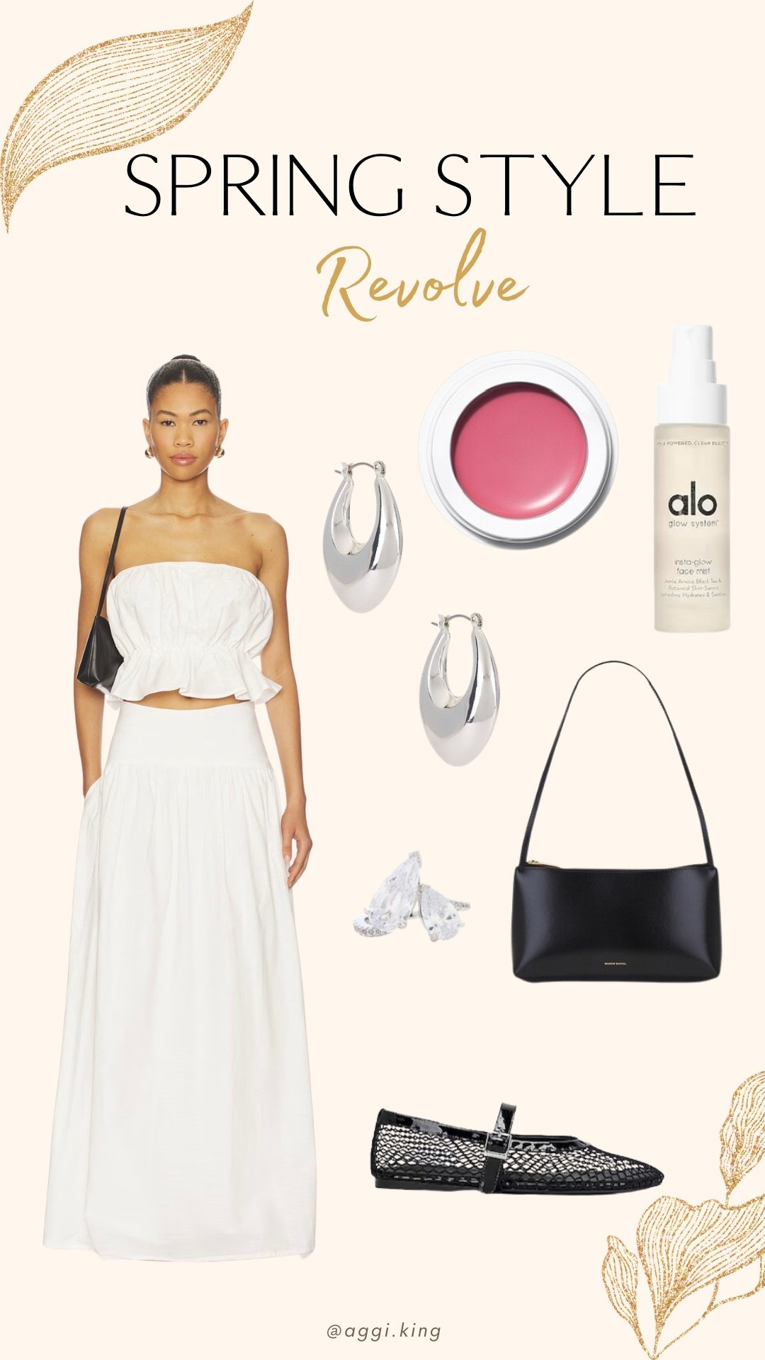 Chic, white set for spring from @Revolve 

#LTKgrwm #LTKU #LTKootd