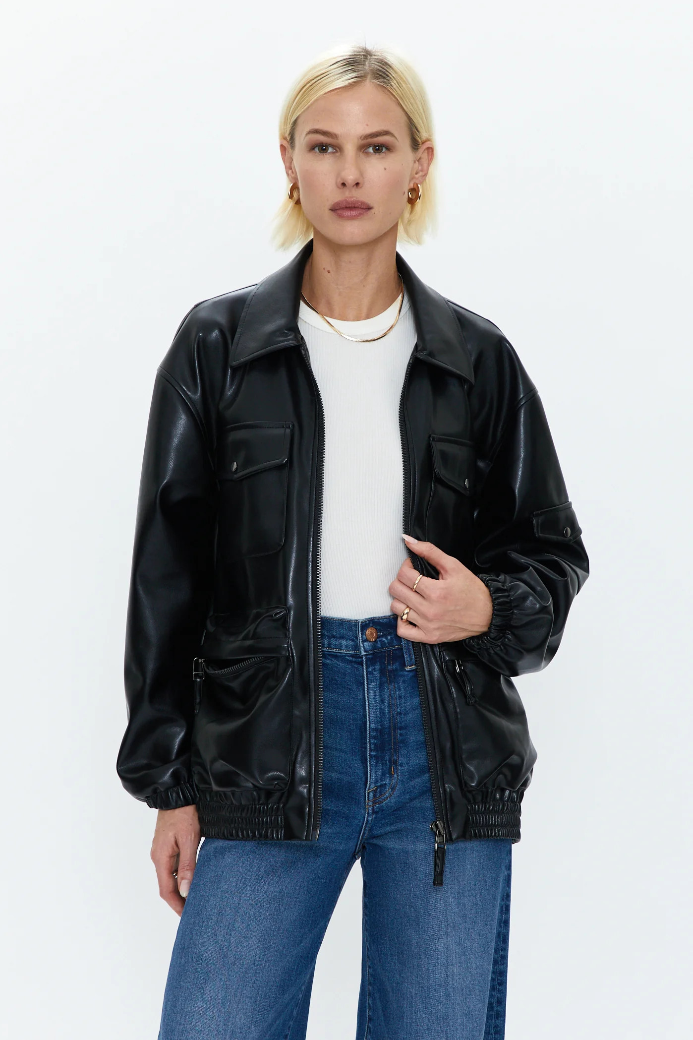 Rhett Utility Bomber - Noir | Pistola Denim