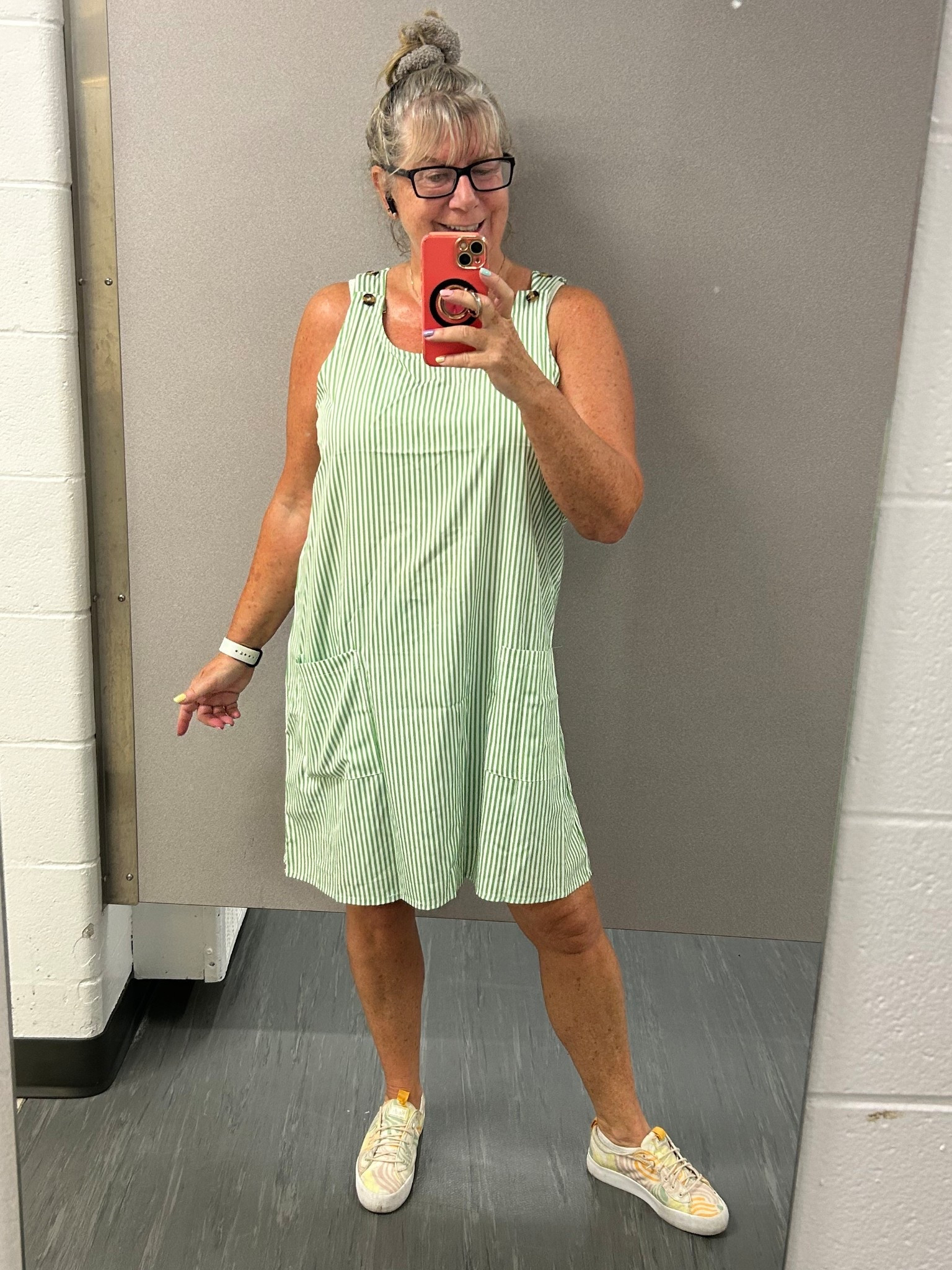 A little summer styling because stripes and dresses just go together 

