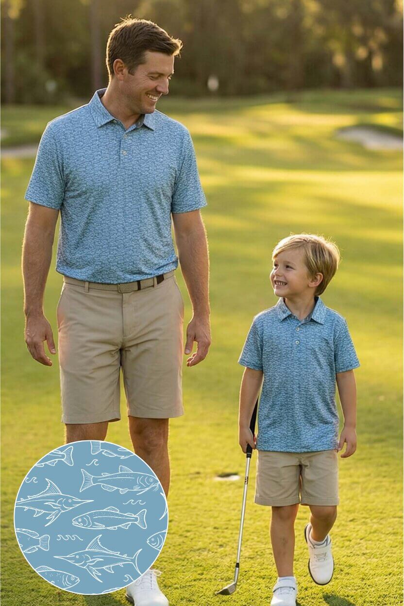 Short Sleeve Polo | Reel Legends | Caden Lane