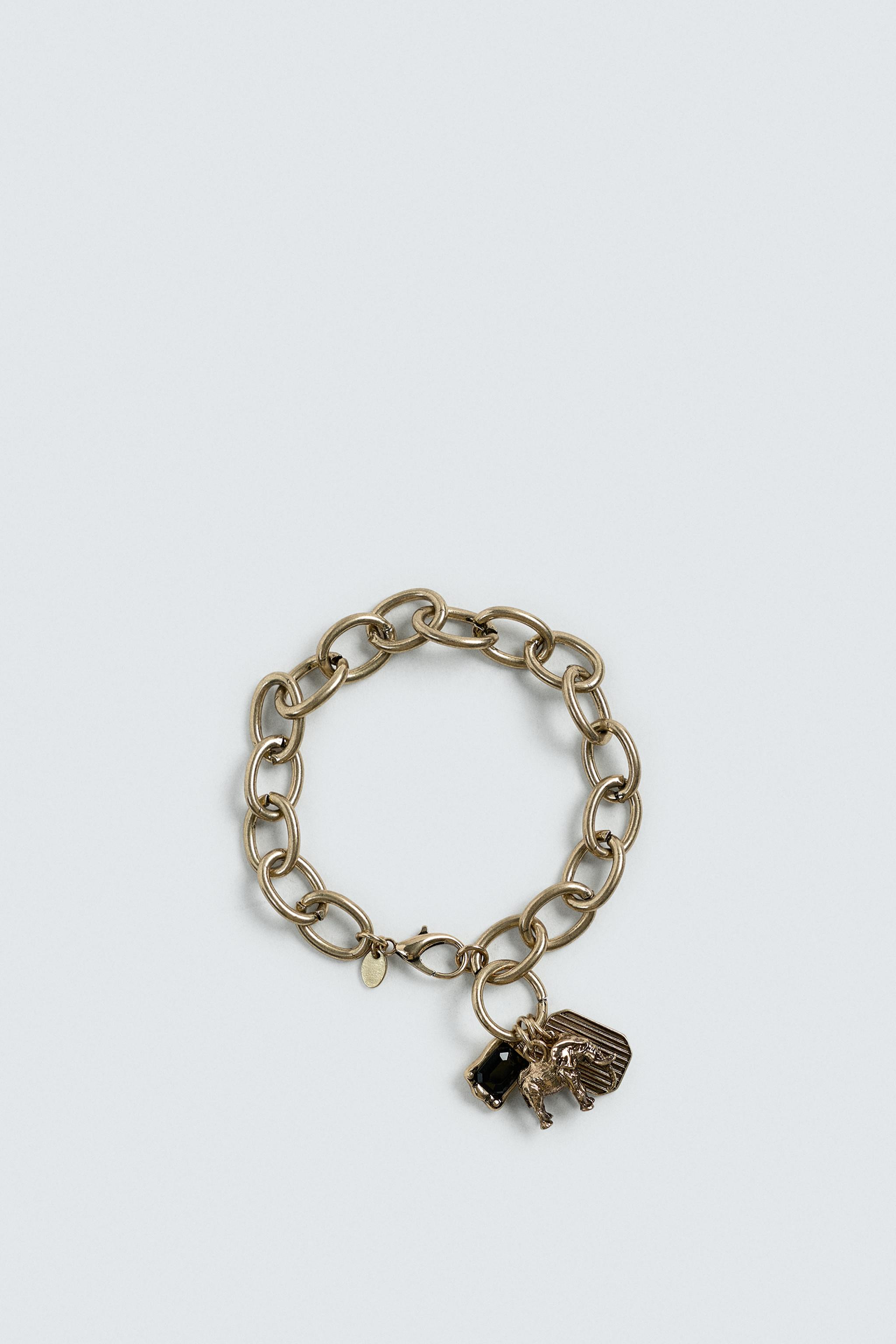 METAL CHARM BRACELET | Zara US