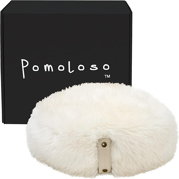 Floor pillow luxury meditation cushion genuine sheepskin wool | Amazon (US)