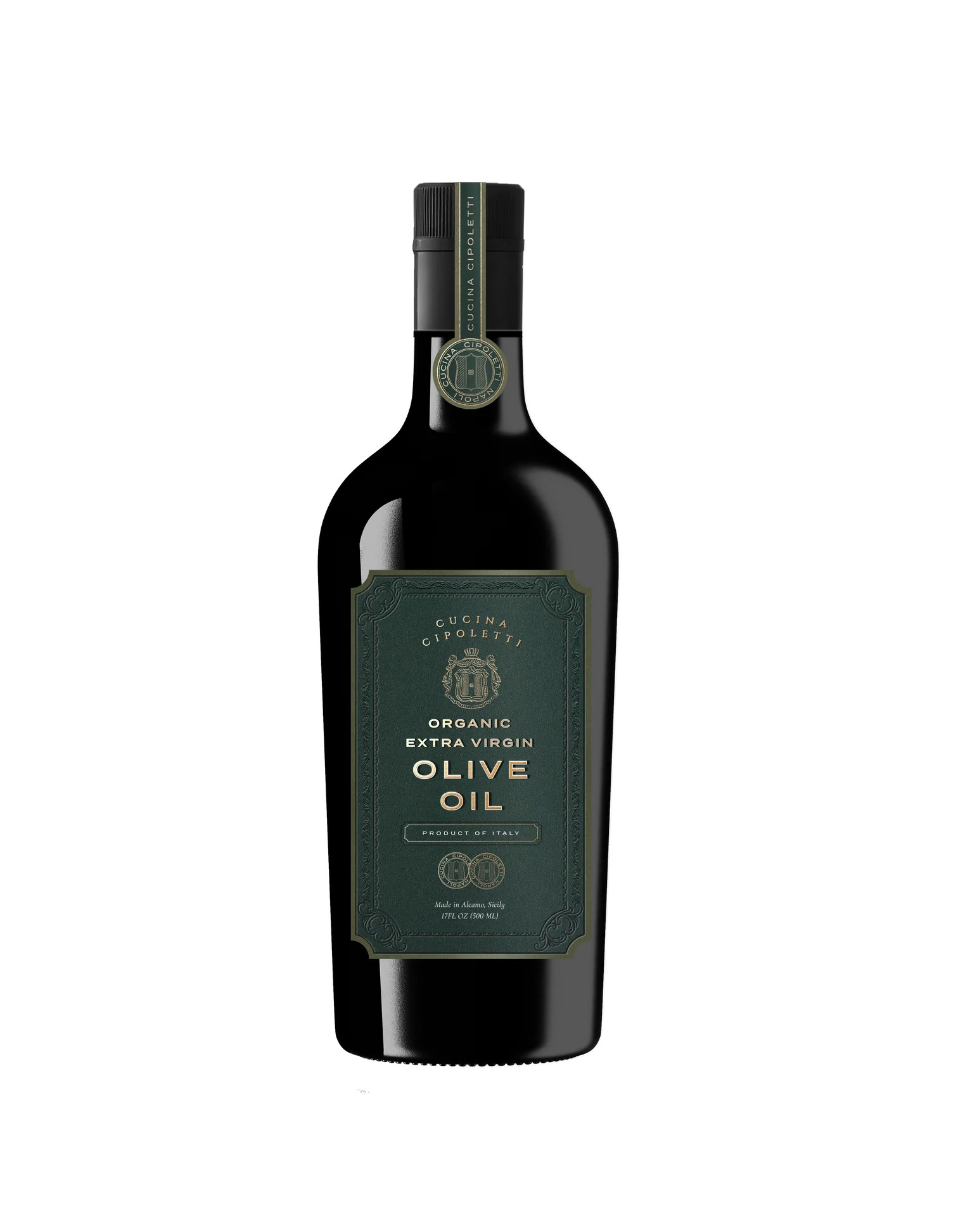 Organic Extra Virgin Olive Oil Bottle | Cucina Cipoletti