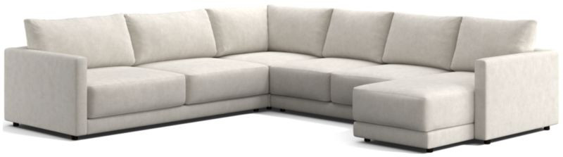 Gather Deep 4-Piece Sectional Sofa + Reviews | Crate & Barrel | Crate & Barrel
