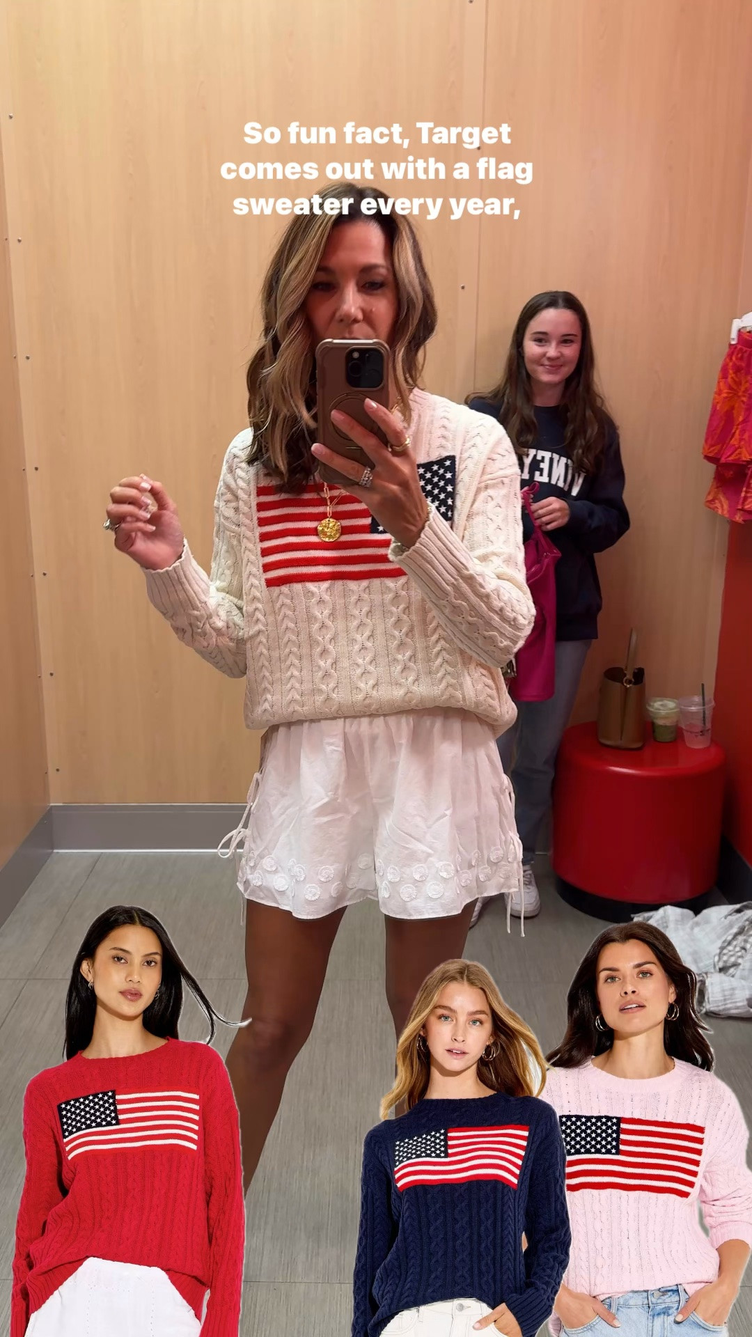 Target’s iconic flag sweater is back!

#LTKOver40 #LTKSeasonal