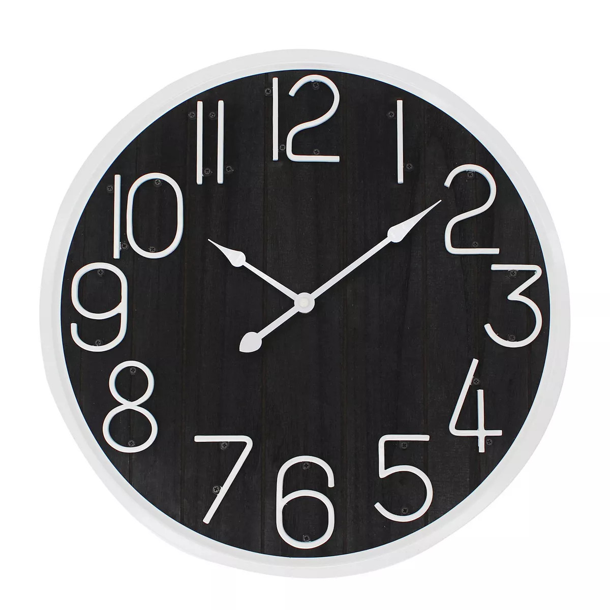 Sonoma Goods For Life® Black White Wall Clock | Kohl's