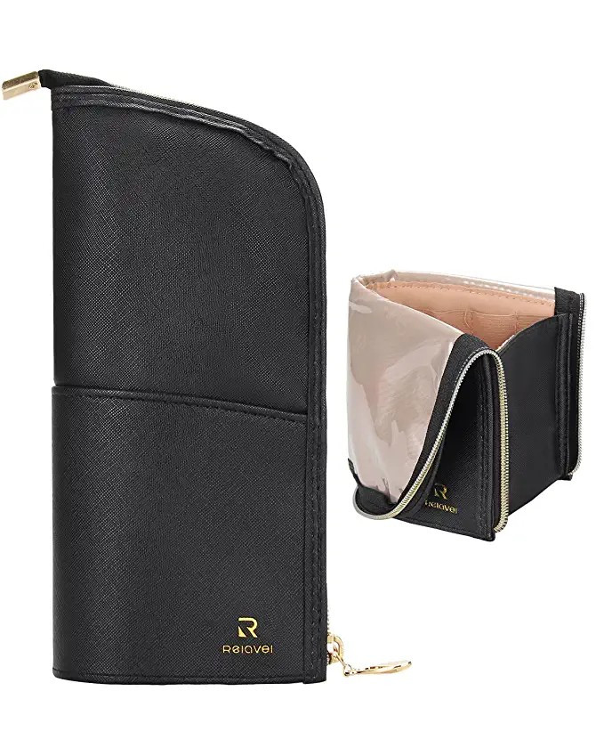 Amazon.com : Makeup Brush Case Makeup Brush Holder Travel Professional Cosmetic Bag Artist Storag... | Amazon (US)