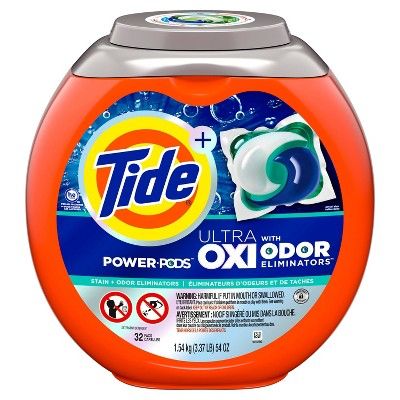 Tide Ultra OXI Power Pods with Odor Eliminators for Visible and Invisible Dirt Laundry Detergent ... | Target