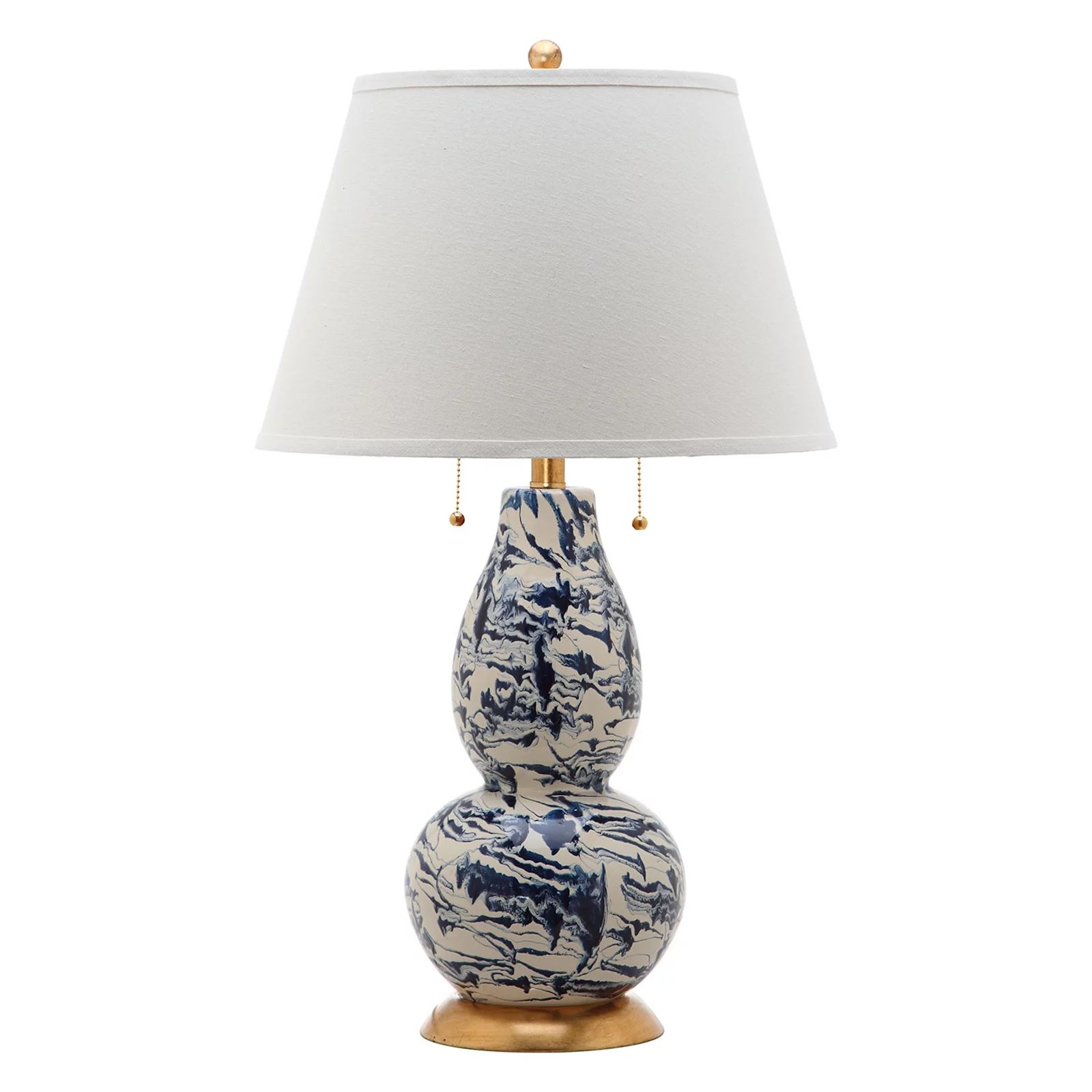 Safavieh Color Swirls Glass Table Lamp, Blue | Kohl's