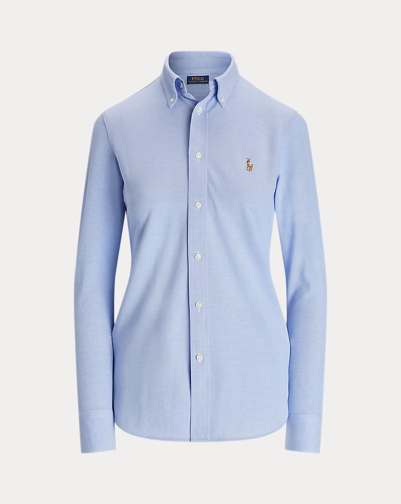 Slim Fit Knit Cotton Oxford Shirt | Ralph Lauren (IT)