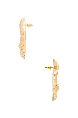 Shell Earring in Gold | Revolve Clothing (Global)