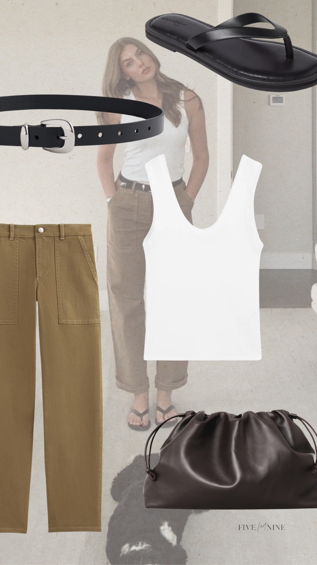 Cargo pants - 4 (size down, super stretchy), tank - medium 

#LTKFindsUnder100 #LTKSaleAlert