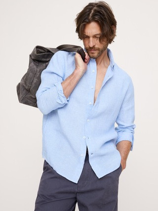 Standard-Fit Linen Shirt | Banana Republic (US)