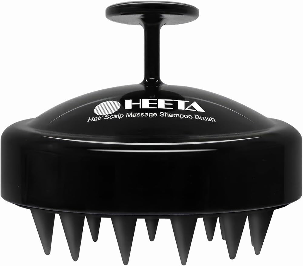 HEETA Shampoo Scalp Brush Massager Hair Growth, Scalp Scrubber with Soft Silicone Bristles for Ha... | Amazon (US)