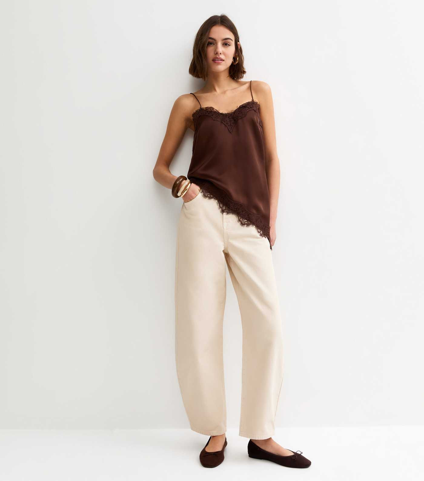 Off White Barrel Leg Jeans | New Look | New Look (UK)