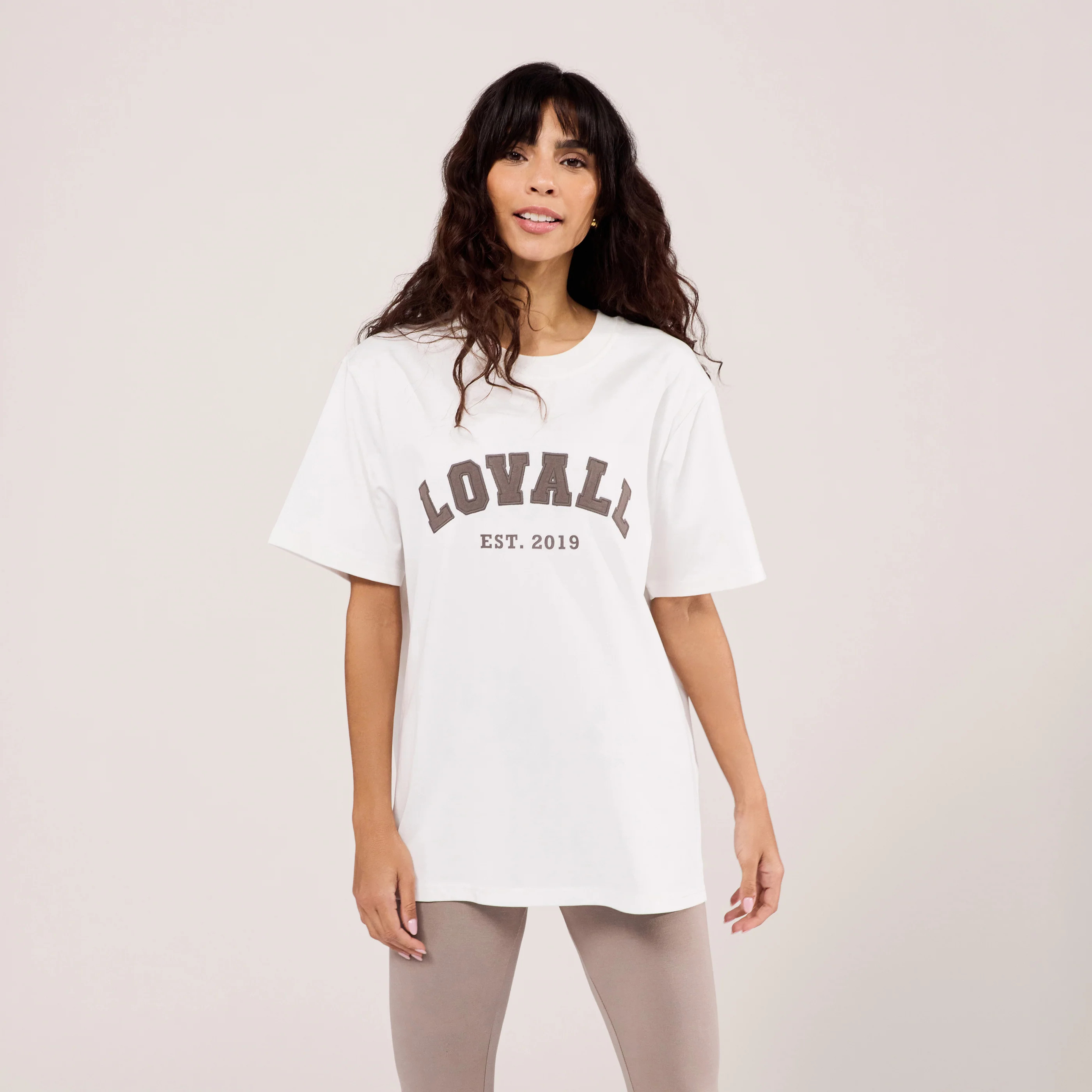 Graphic T-shirt Varsity | Off White | LOVALL