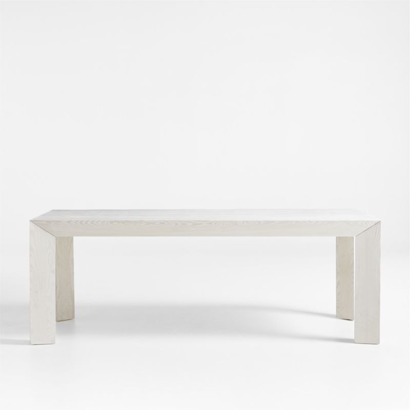 Cali 84" White Pine Dining Table + Reviews | Crate & Barrel | Crate & Barrel