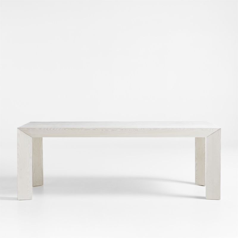 Cali 84" White Pine Dining Table + Reviews | Crate & Barrel | Crate & Barrel