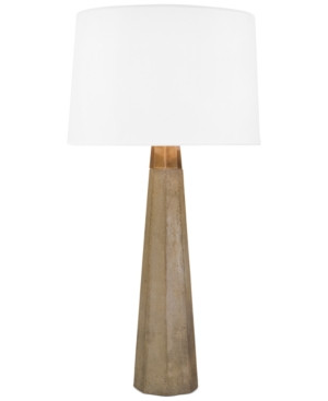 Regina Andrew Design Concrete and Brass Table Lamp | Macys (US)