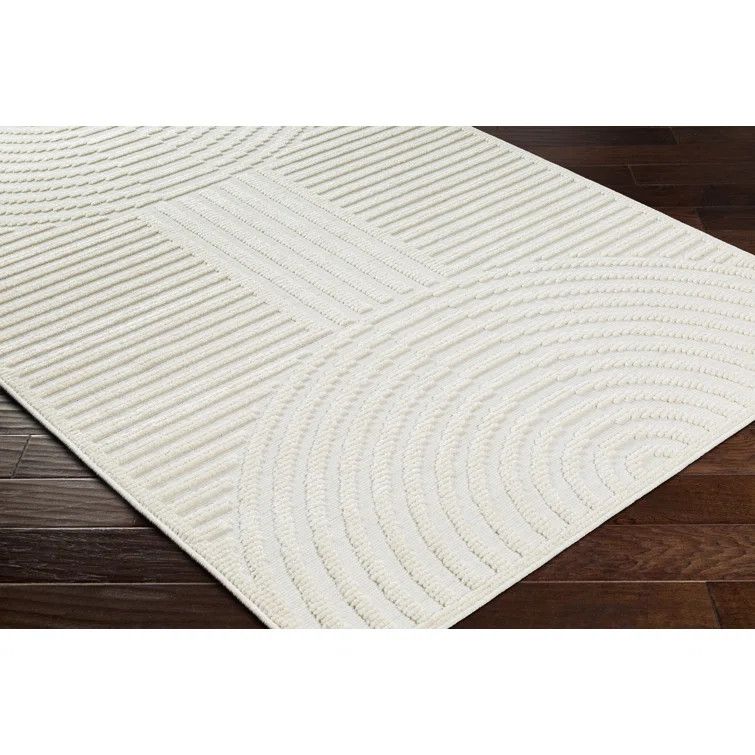 Amimma Machine Woven / Power Loomed Ivory Rug | Wayfair North America