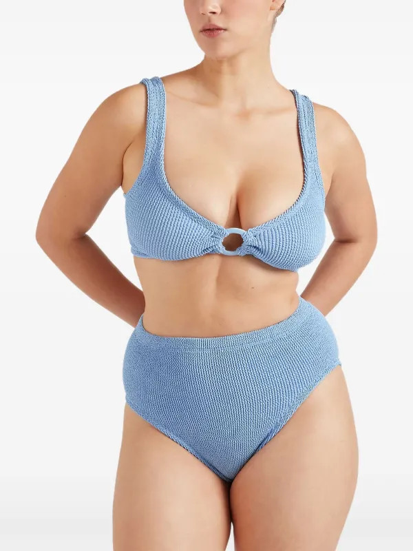 Hunza G Nadine Bikini | Blue | FARFETCH | Farfetch Global