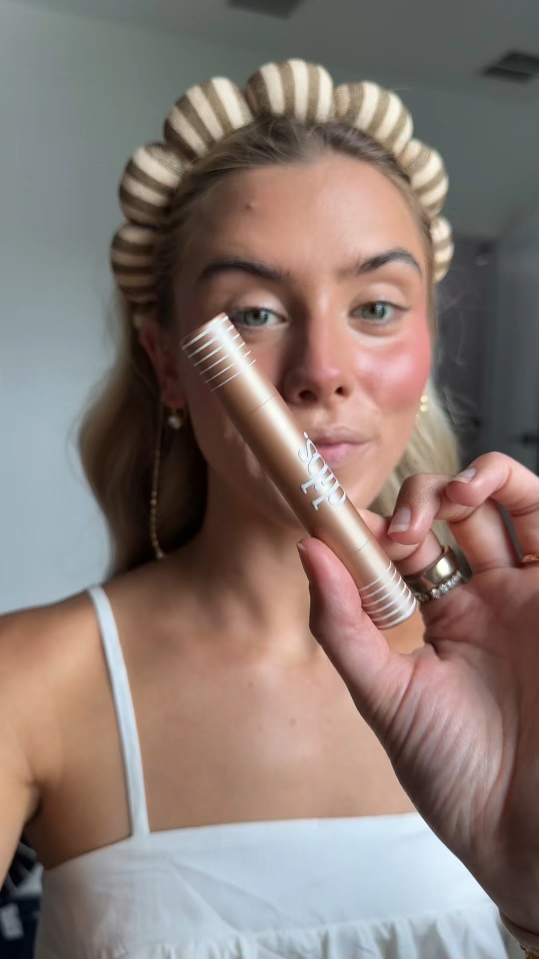 @DIBS Beauty  code is SLOANE. More Than Concealer, A Wake-Up Call for the Complexion. The Edit Stick is a dual-ended brightener and concealer. On one end, a targeted brightener helps visibly reduce the look of redness and fatigue while brightening tired-looking eyes. On the other end,  a medium-coverage concealer smooths, blurs imperfections, and conceals dark circles with buildable, skin-like coverage and a hydrated, satin finish; The result is more awake-looking under-eye and complexion with customizable brightness and coverage that never looks heavy or cakey.

 @ulta

#LTKgrwm #LTKselfcare #LTKBeauty