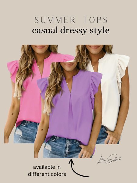 Casual dressy tops perfect for spring and summer!

Office look • cute blouse • Amazon finds 

#LTKstyletip #LTKsalealert