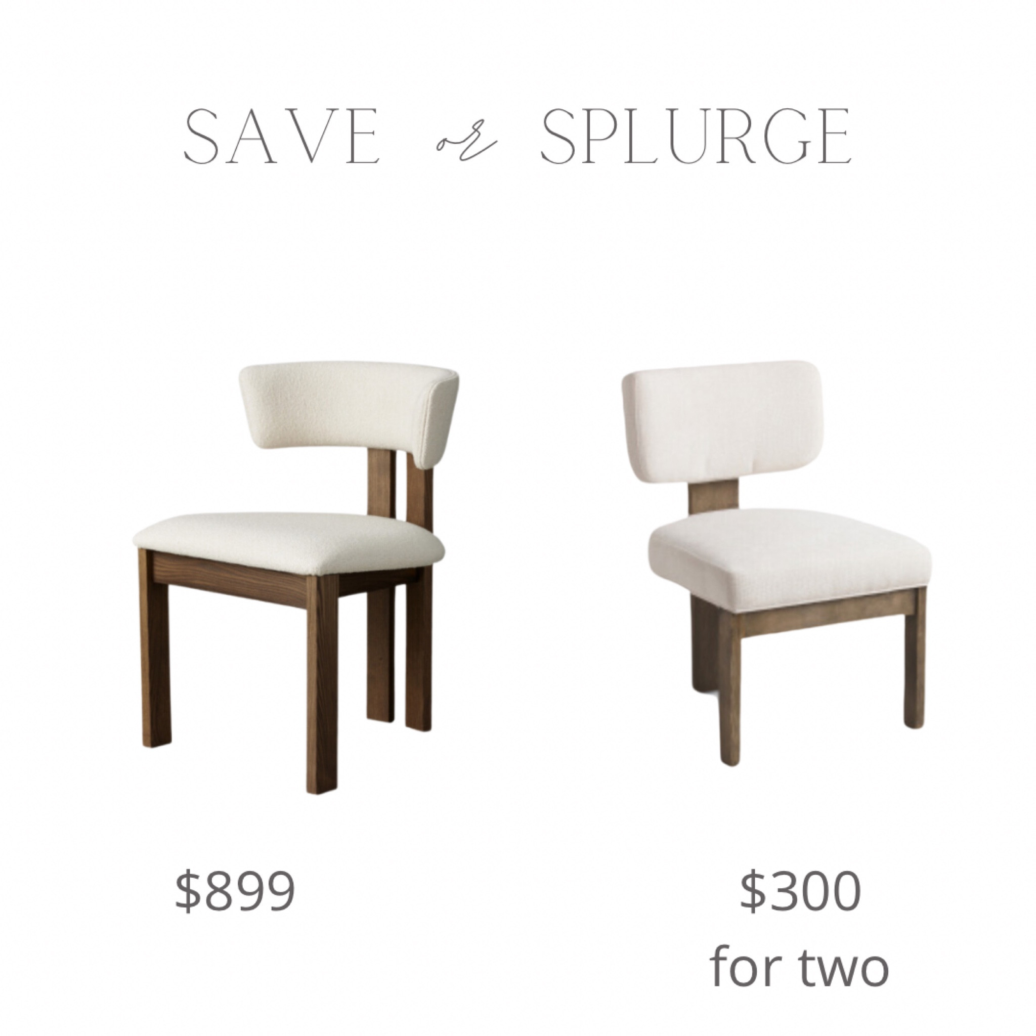 Save or splurge 
Arhaus and TJ MAXX
dining chair 

#LTKhome #LTKHoliday #LTKSeasonal