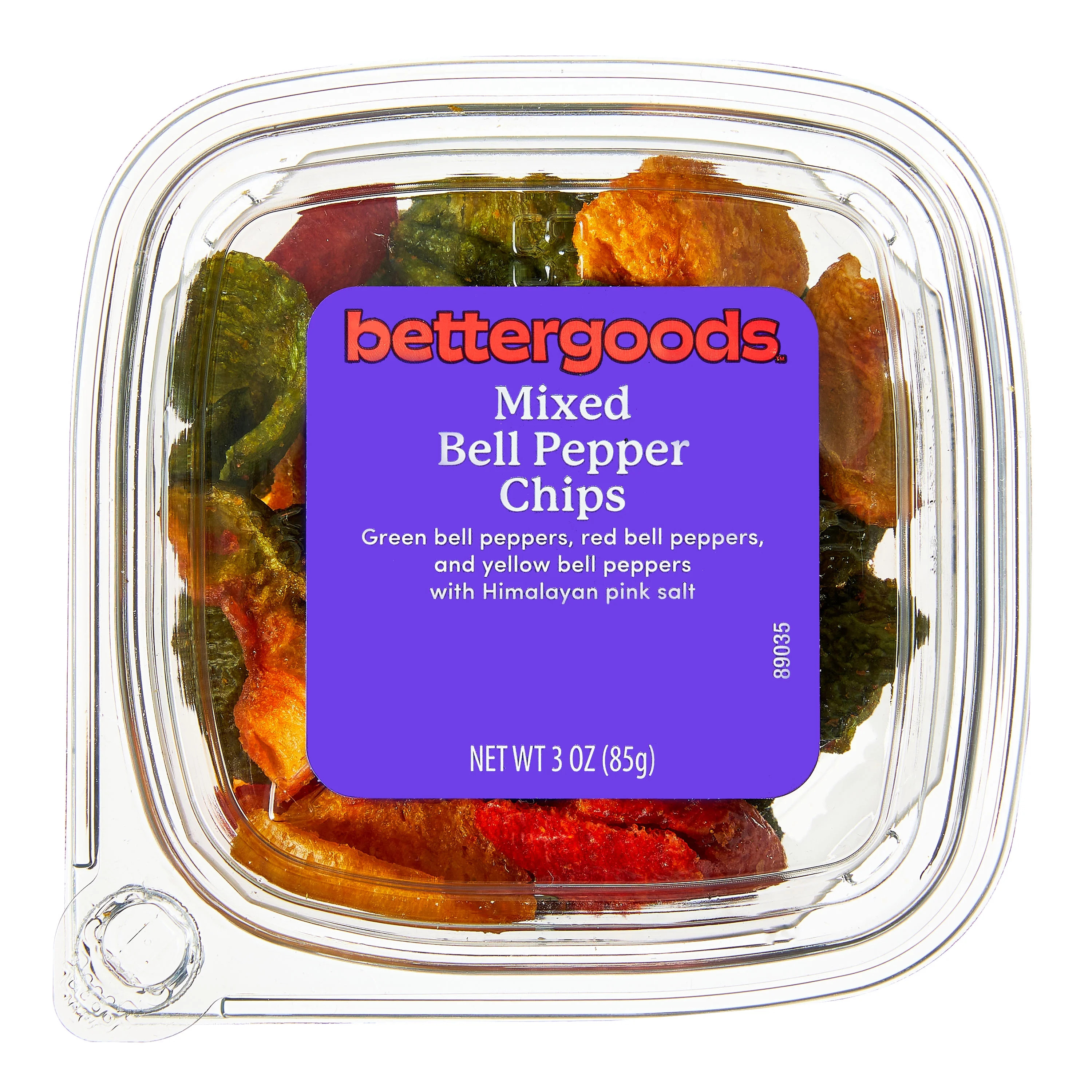 bettergoods Mixed Bell Pepper Chips with Himalayan Salt, 3 oz | Walmart (US)