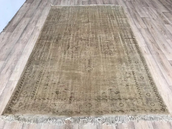 6x10 Turkish Rug, Vintage Rug, Large Rug 6x10, Oushak Rug, 6x10 Rug, Anatolian Salon Rug, Oversiz... | Etsy (US)