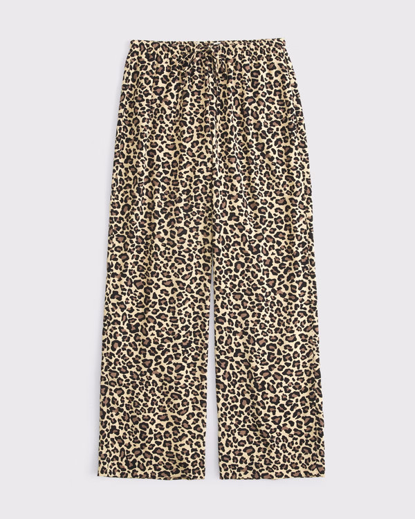 Drapey Wide Leg Pull-On Pant | Abercrombie & Fitch (US)