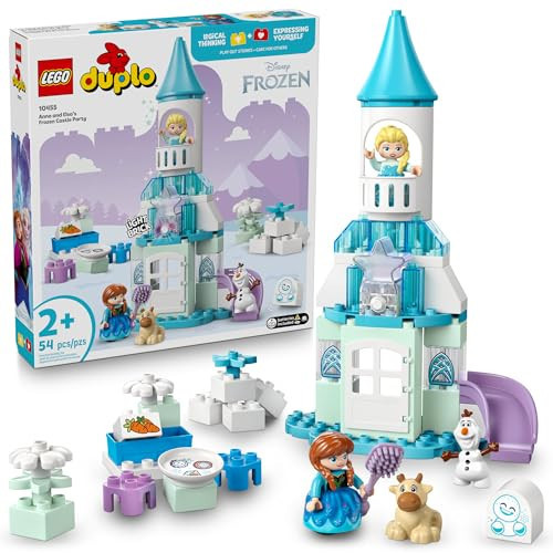 LEGO DUPLO Disney Anna and Elsa’s Frozen Castle Party - Toddler Toy for Girls and Boys 2+ - Building Blocks for Pretend Play and Sensory Development - Preschool Learning Gift for Kids - 10455 | Amazon (US)