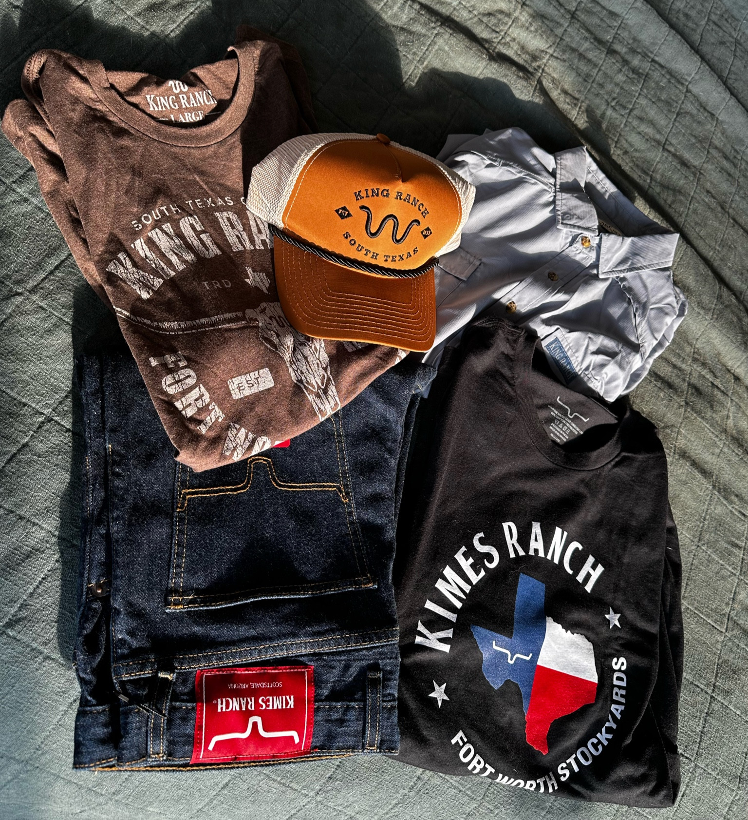 Men’s birthday present! Jake’s birthday is today and I got him some Kime’s wear and King Ranch. From Kimes he got jeans, and two shirts. From King Ranch he got a shirt and a hat.

Yellowstone, Kimes jeans, Kimes shirt, Kimes Ranch, King Ranch, men’s wear, men’s jeans, Amazon finds, Fort Worth Syock Yeards, Men’s country concert outfit 

#LTKunder50 #LTKmens #LTKGiftGuide