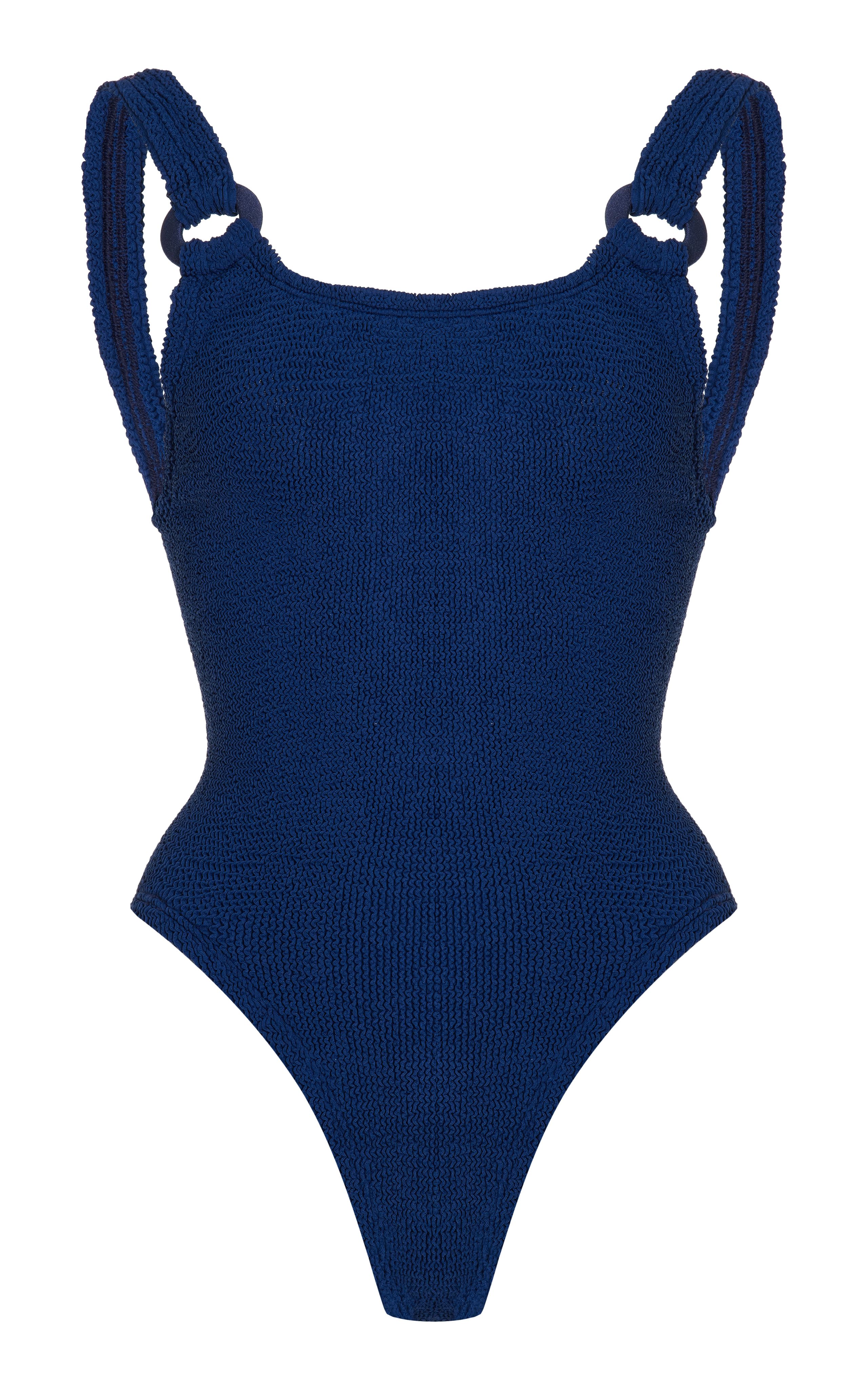 Domino Seersucker One-Piece Swimsuit | Moda Operandi (Global)