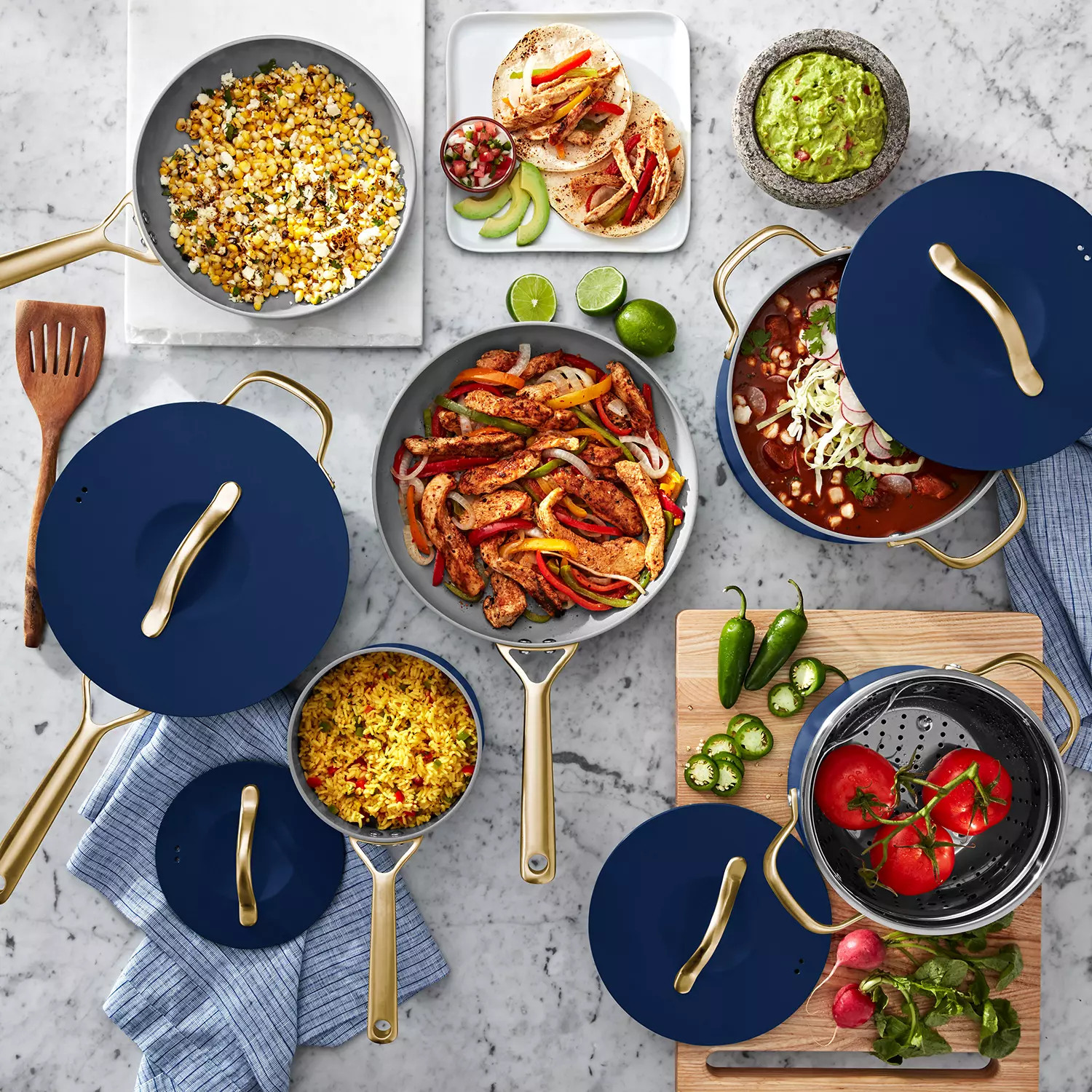 Member's Mark 11-Piece Modern Ceramic Cookware Set (Assorted Colors) | Sam's Club