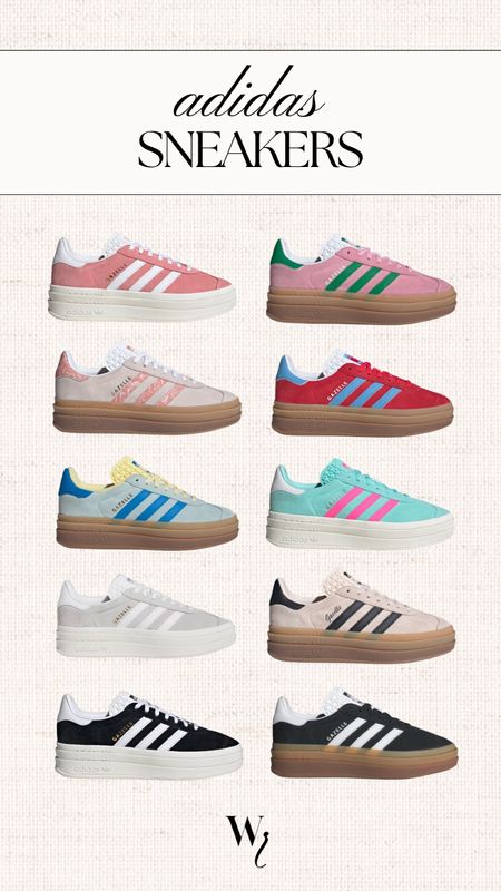 Adidas sneakers summer colors 

#LTKfindsunder50 #LTKfitness #LTKstyletip