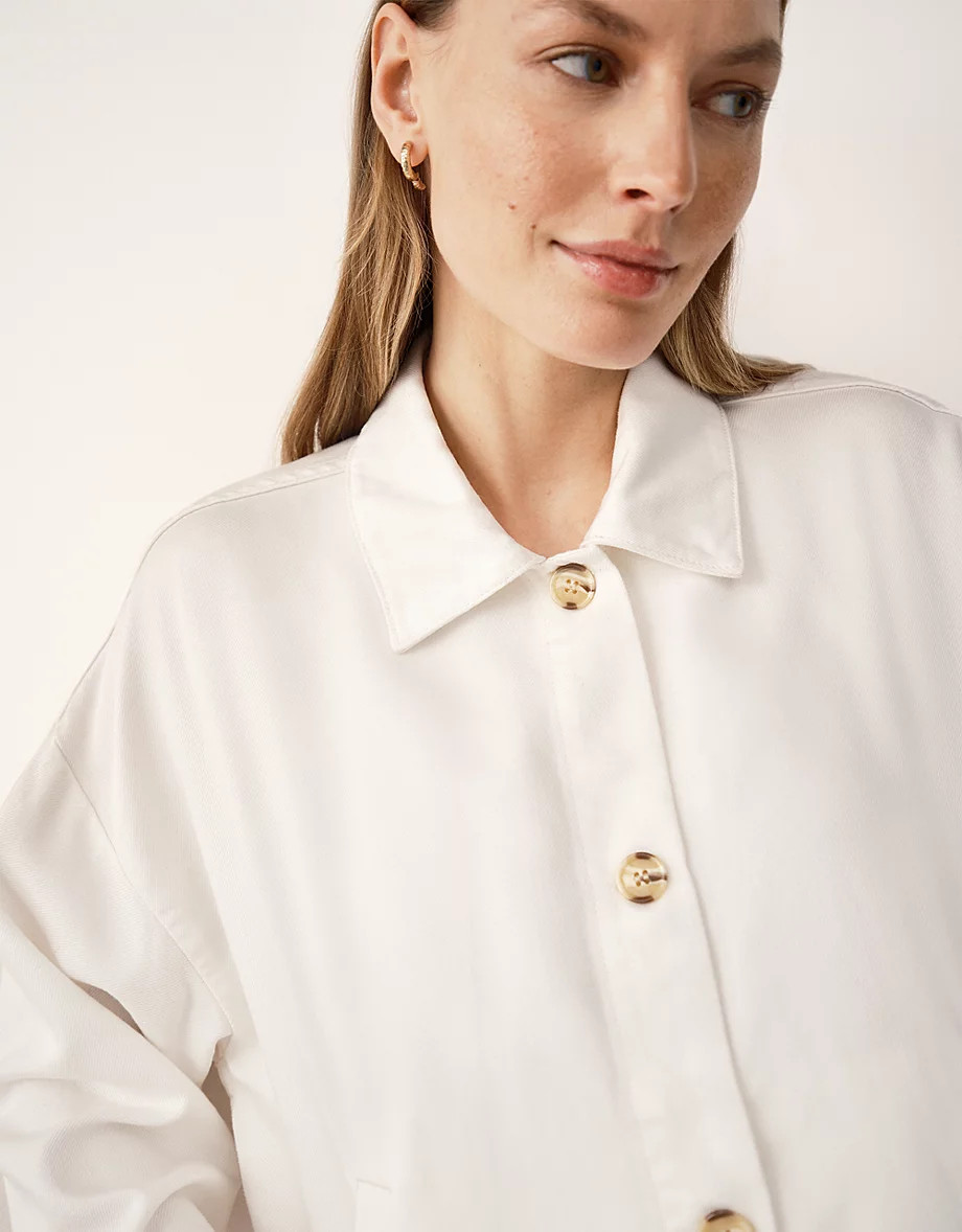 Cropped Relaxed Jacket | Seasonal Preview | The  White Company | The White Company UK & ROW