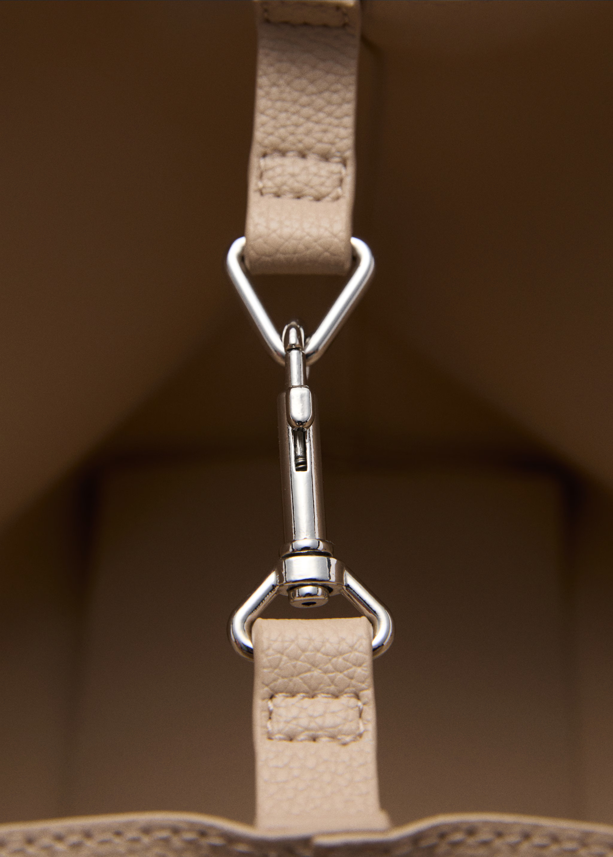 Pebbled effect shopper bag | MANGO (US)