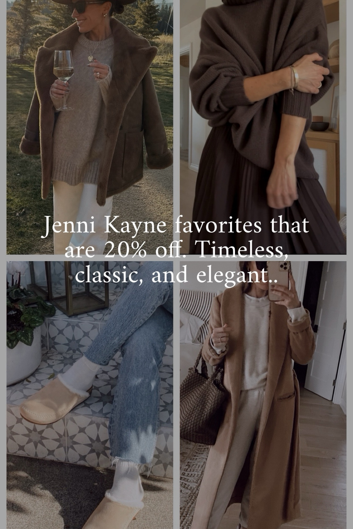 Jenni kayne 20% off items I own and recommend 

#LTKOver40