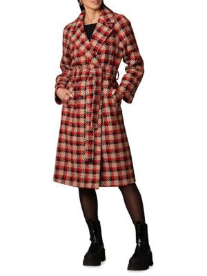 Plaid Jacquard Tailored Walker Coat | Saks Fifth Avenue OFF 5TH